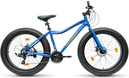 iWOBiKE Fatbike 26 Zoll, Aluminium, Shimano 21-Gang, Scheibenbremsen, 26x4.0 Reifen