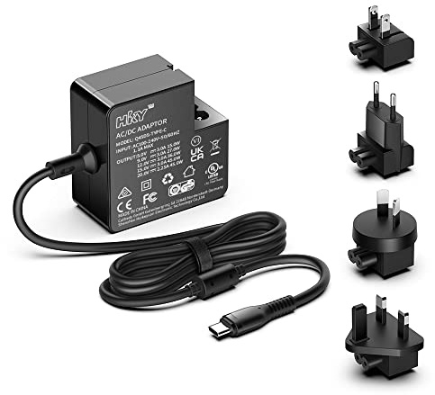 HKY 45 W 20 V Ladegerät PD 3.0 USB-C kompatibel mit Pioneer DJ-Controllern DDJ‑FLX4, DDJ‑REV5, DDJ‑GRV6, DDJ‑FLX2, für Meta Quest 3/3S/ 2, Meta Quest Pro VR-Kopfhörer, USB C, Ladegerät, Adapter