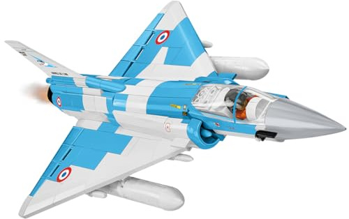 COBI Mirage 2000-5F Armed Forces Bausteine Set 494 Teile Kampfjet Modell Maßstab 1:48 Spielzeug ab 8 Jahren