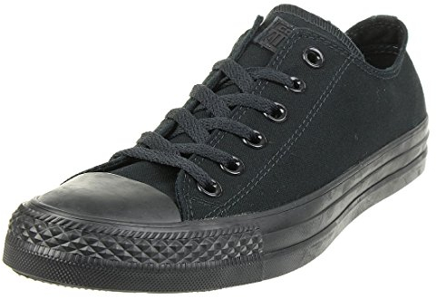 Converse Men's Converse All Star Ox M5039c Sneakers, Black Monochrome, 10.5 UK
