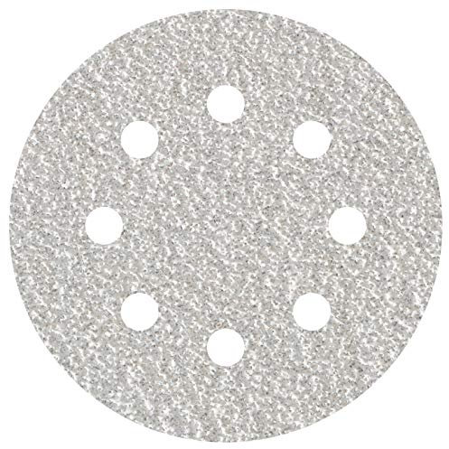 wolfcraft 5 Haft-Schleifscheiben für Exzenterschleifer Ø 125 mm I 1153000 I Körnung 120 I Optimale Leistung für Farbe, Lack & Spachtel, hohe Standzeit, universell einsetzbar