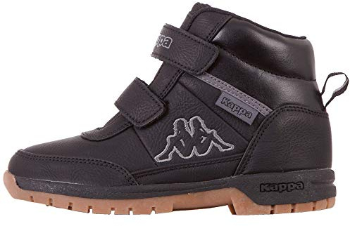 Kappa Jungen Unisex Kinder Bright MID Hohe Sneakers, Schwarz (Black 1111), 34 EU
