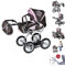 Knorrtoys 63171 - Puppenkombi Ruby - brown flower