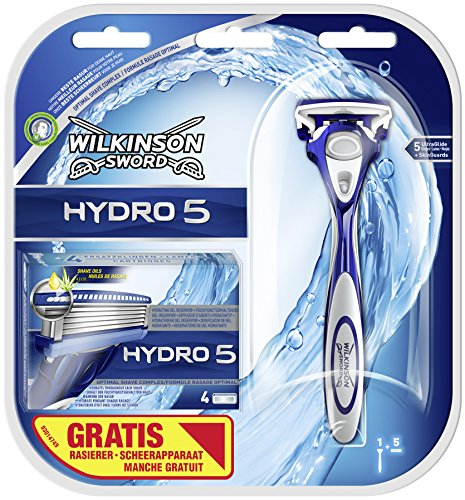 Wilkinson Sword Hydro 5 Vorteilspack, 5 Klingen plus Rasierer