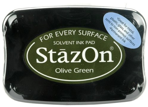 StazOn Solvent Stempelkissen, Olivgrün, 1 Stück, SKU# 630196MA