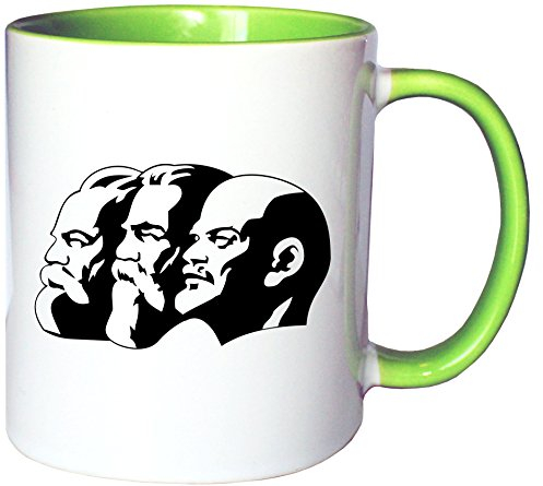 Mister Merchandise Kaffeetasse Becher Marx Engels Lenin Teetasse