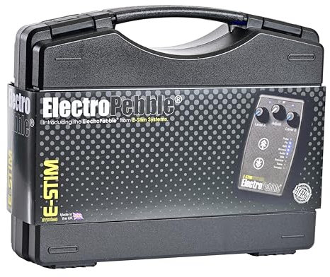 E-Stim Box ElectroPebble Elektrostimulationsgerät Reizstromgerät High-End für Männer und Frauen stufenlos mit 9 einstellbaren Programm-Modi und Audio-Funktionen
