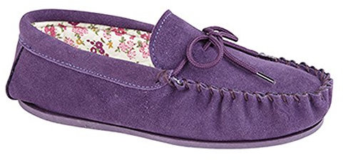 Mokkers Womens/Ladies Lily Slip On Slippers (7 UK) (Purple)