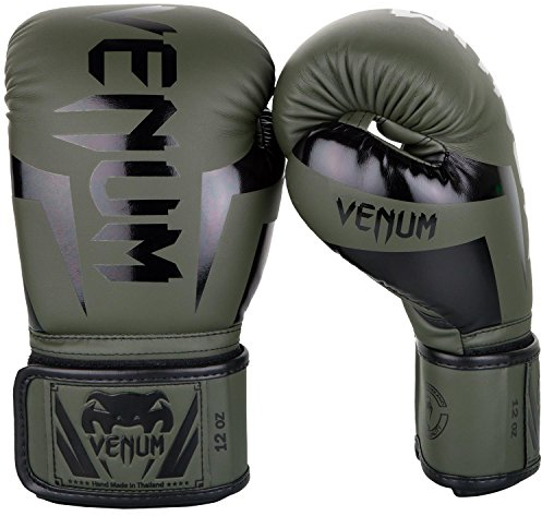 Venum Elite Boxhandschuhe - Khaki,Schwarz - 10 Oz