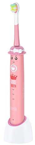 Teesa Sonic Junior Schallzahnbürste Elektrische Schallzahnbürste für Kinder Kinderzahnbürste Zahnbürste (Girl Schallzahnbürste)