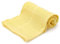 Family Bedding Gelbe Baumwoll-Zelldecke, Einzelbett, wendbar, leicht, Thermo-Überwurf, weiches traditionelles Design (180 x 230 cm)