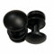 FistConcept Prime - Toallero para radiador de baño, 2 unidades, color negro mate