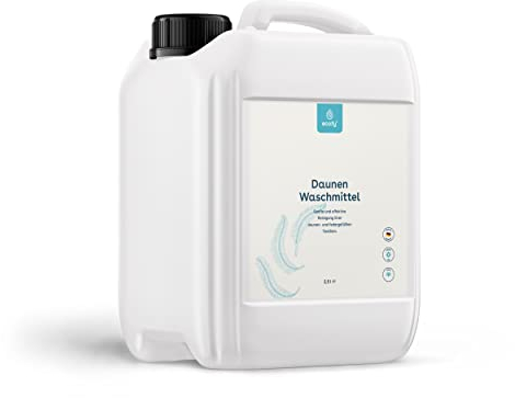 eco:fy Daunenwaschmittel flüssig Waschmittel Reinigt Pflegt Daunen Federn Daunenjacke Daunenweste Daunendecke Daunenkissen (2,5 Liter)