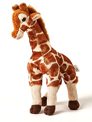 Uni-Toys - Giraffe, stehend - 27 cm (Höhe) - Plüsch-Giraffe - Plüschtier, Kuscheltier