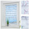 ourdeco® Doppel-Rollo, Duo Rollo Klemmfix / 50 x 160 cm, mit Druckmotiv Espiral Blue/lichtdurchlässig, Blickdicht