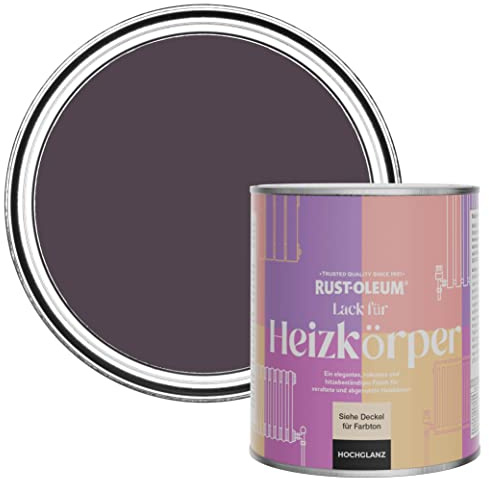 Rust-Oleum Purple Heat Resistant Radiator Paint in Gloss Finish - Grape Soda 750ml