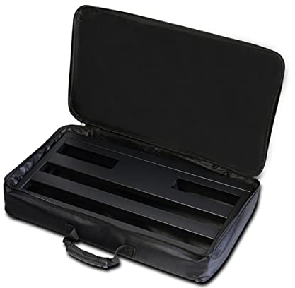 RANRAO Tragbare Gitarren-Pedalboard-Tasche mit Effektpedal-Board-Aufbewahrung, große Größe
