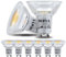 DEIFUA 6er-Pack GU10 LED Lampe Warmweiss 2700K 3.5W 385 Lumen Ersetzt 50W Halogen Leuchtmittel, Nicht Dimmbar Reflektorlampen, Flimmerfrei Strahler, Abstrahlwinkel 360° Birnen, 38° Spot