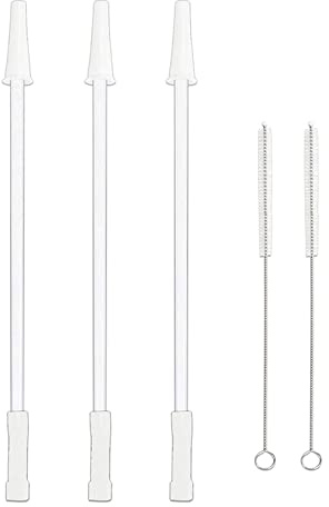 Reusable Gallon Water Bottle Straw Replacement Straws,BPA Free for 128 Oz/64 Oz Gallon Sports Bottle Jug