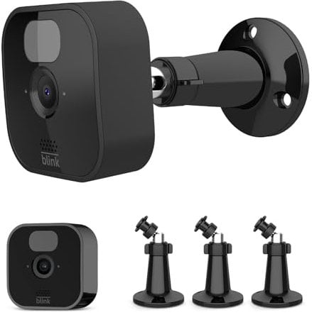 Blink Outdoor Kamerahalterung, Wandhalterung für Blink Outdoor/Indoor Kamera/Blink Outdoor 4 (4th Gen)/Blink Mini/Blink XT/XT2 Kamerahalterung, Blink 360° verstellbare Halterung, Zubehör schwarz