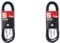 Stagg SAC3PS DL 3m/10 ft Deluxe Jack to Jack Instrument Cable (Pack of 2)