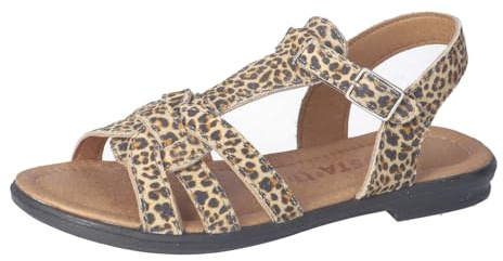 RICOSTA Riemchensandalen Birte - rutschfeste Mädchen-Sandalen - Flache Sandalen für Kinder - Echtleder-Sandaletten