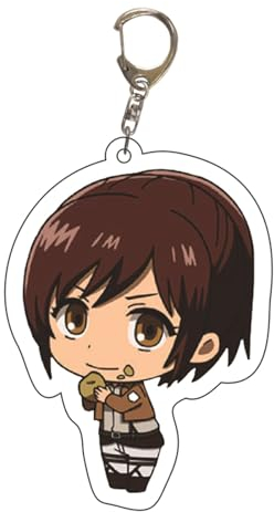 Anime Attack on Titan Key Decoration Eren Jaeger Levi-Ackerman Schlüsselanhänger Anhänger Hängende Ornament Anhänger Schlüsselanhänger Schmuck