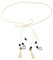 Lilinzhi Cinture con nappe con perline da donna, cintura intrecciata sottile in corda intrecciata con nappe cintura a catena per gonna e vestito, BG, Etichettalia unica