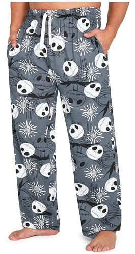 Disney Pantaloni Pigiama Uomo Adolescenti Morbido Confortevole Pantaloni Cotone con Tasche Abbigliamento da Casa Idee Regalo