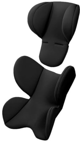 Cojín de asiento de coche para recién nacido, almohadillas suaves para cochecito, almohadilla para asiento de cabeza, cuello, reposacabezas de apoyo corporal, para asientos de coche, cochecito,