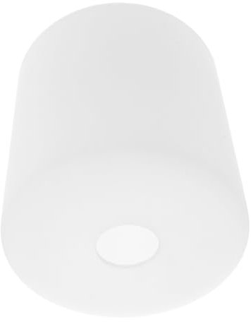 DOITOOL Abat-jour De Plafonnier Cylindrique Blanc Givré Pour Salon