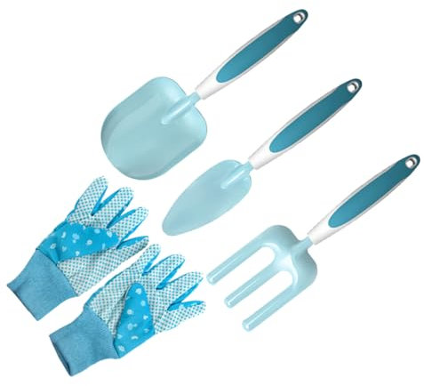 VINTORKY 1satz Gartenwerkzeug Teiliges Mit Metall-Schaufel Und Harke Zum Pflanzen Umtopfen Für Kleine Gärten Robustes Leichtes Design Für Vielseitige Anwendungen