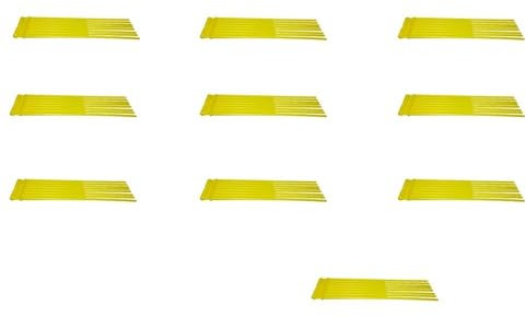 UYeLKm Sweeper Brushes Bristles Fit For and Hayter Powered Sweepers Lawn Tractors Mowers(10 Pcs)