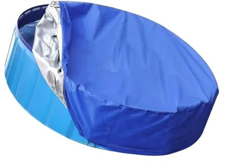 Piscine ronde haute performance avec couverture lourde de 3 pieds de couverture moyenne de l'eau pour couverture de flottaison en corde moulue, coupe-vent