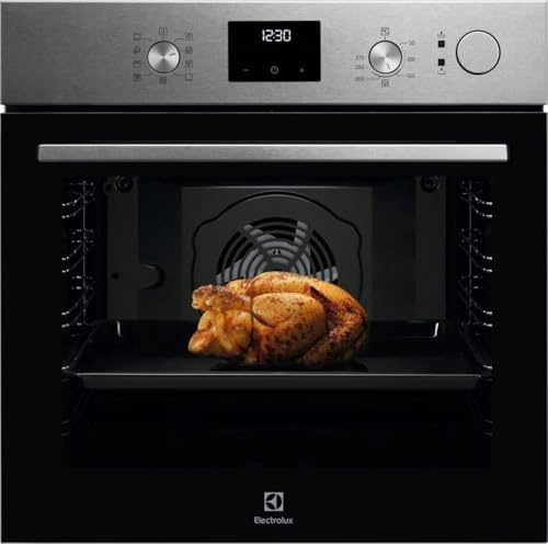 Electrolux Serie 600 Einbau-Backofen Steam Crisp (25% Dampf) Klasse A 60 cm LOC3H44TX Made in Italy