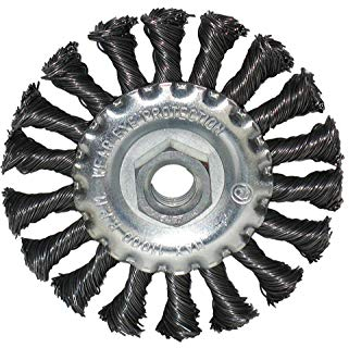 (100mm) Twist Knot Wire Wheel Brush For Angle Grinder