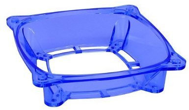 3 Stück InLine Lüfteradapter, 120mm auf 70/80/90mm, für CPU-Kühler, Acryl