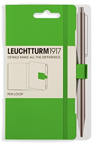 LEUCHTTURM1917 357521 Pen Loop (Pencil Holder), self-Adhesive, Fresh Green