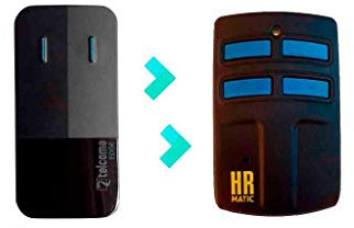 Mando de Garaje Universal HR Multi 2 Compatible con TELCOMA Edge