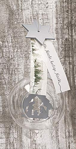 Butzon & Bercker Das Wunder der Weihnacht Kugel aus Glas Christbaum Deko