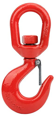 SANON 2Ton Alloy Steel Swivel Lifting Hook, 3200kg Capacity, Industrial Grade, Powder Coated, Portable