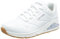Skechers Damen UNO 2 AIR Around You Sneakers, White Duraleather/Mesh Trim, 37.5 EU