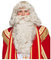 PAPSTAR NEU Perücke Herren Nikolaus Weihnachtsmann, Santa Claus, Set 3tlg. Perücke, Bart und Augenbrauen, Elfenbein - mit Haarnetz