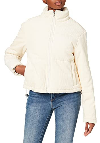 Urban Classics Giacca da Donna Corduroy Buffer, whitesand