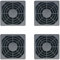 Tsnamay 2.36 inch/60mm Fan Dust Filter PC Cooler Fan Filter Dustproof Cover Computer Case Mesh 4PCS