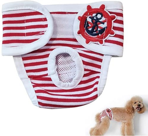 Hunde Menstruationshose, Taozoey Hunde Höschen, Hundewindeln für Weibliche, Hygienehose für Hunde, Waschbare Windel Hund, Physiologische Hosen Wiederverwendbar, Gelten Hündinnen Welpen (M)