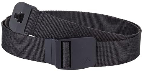 Maier Sports Eco Belt, Gürtel, Bequemer Outdoorgürtel mit Kunststoffschließe für Männer und Frauen, Extrem leicht, Stufenlos verstellbar, Perfekter Sitz, Dunkelblau, 1 (75 cm)