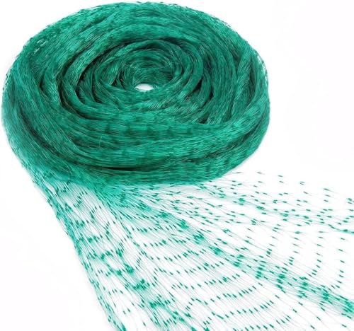 Garden Mile 4m X 5m Bird Netting For Garden Ponds And Plants Heavy Duty Green Garden Netting Mesh Predator Deterrent for Outdoor Fruit Vegetation Allotment Protection Net Greenhouse Accessories