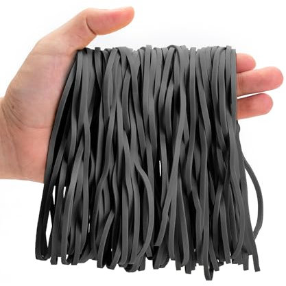 Mr. Pen- Large Rubber Bands, 100 Pack, Black, 7 Inch, Extra Large, Long, Office Supplies