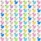 Funmo Mini Enten Leuchtend, 100 Stück Mini Enten Figuren, Mini Enten Harz, Bunte Kleine Enten DIY Winzige Enten Kleine Bunte Enten Spielzeug für Aquarium Garten Landschaft Puppenhaus Topfdekoration
